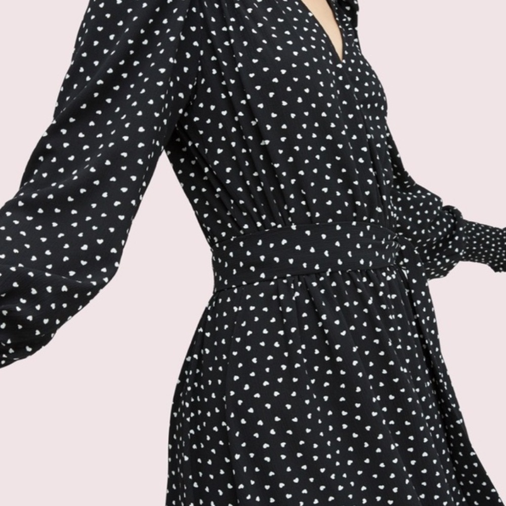 Kate Spade Heartbeat Smocked Dress Size XS - Picture 3 of 10